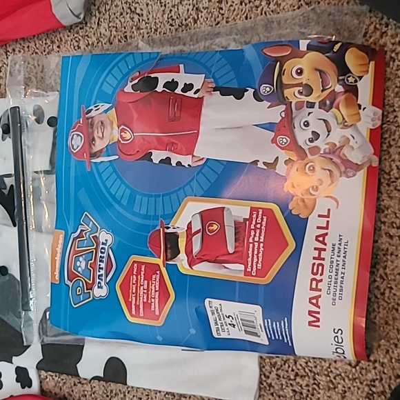 Nickelodeon Paw Patrol Marshall Child Costume Size Extra Small 4-5 - Picture 10 of 13